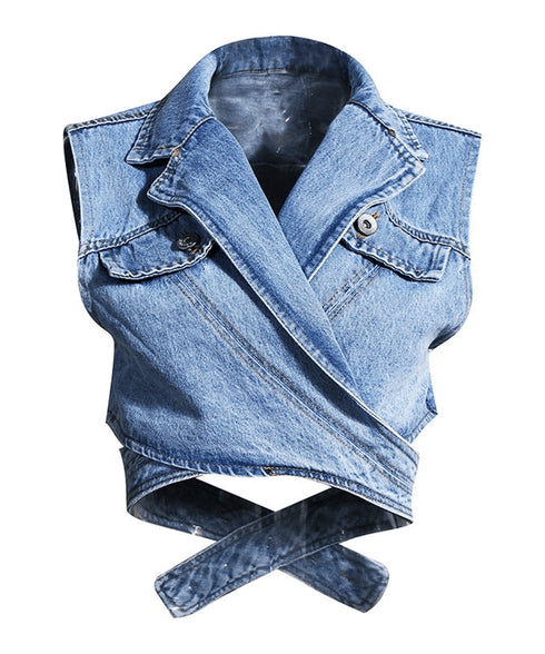 Puff Sleeve Shirts and Vest Co-ord